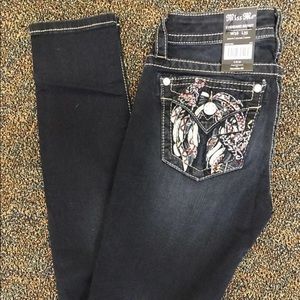 NWT Miss Me skinny bling size 26 x 35